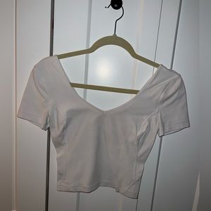 White Lululemon Align T-Shirt